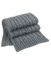 Load image into Gallery viewer, Cable Knit Melange Scarf

