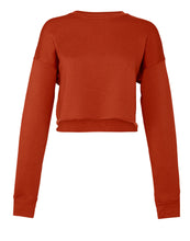 Load image into Gallery viewer, Women&#39;s Cropped Crew Fleece
