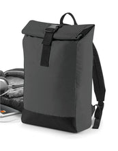 Load image into Gallery viewer, Reflective Roll-Top Backpack
