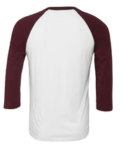 Load image into Gallery viewer, Canvas Unisex 3/4 Sleeve Baseball Tee
