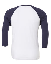 Load image into Gallery viewer, Canvas Unisex 3/4 Sleeve Baseball Tee
