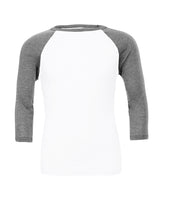 Load image into Gallery viewer, Canvas Unisex 3/4 Sleeve Baseball Tee
