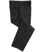Load image into Gallery viewer, Unisex Elasticated Black Trouser
