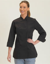 Load image into Gallery viewer, Ladies&#39; Long Sleeve Fitted Chef&#39;s Jacket
