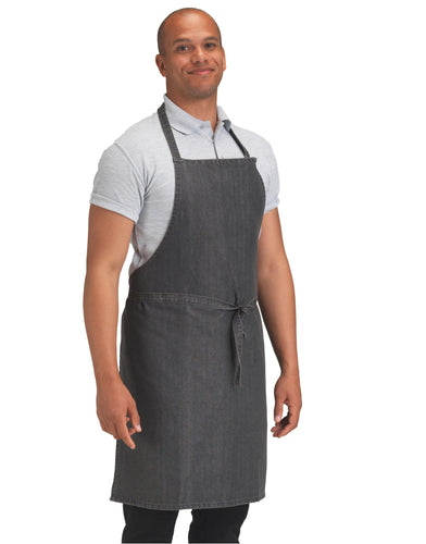 Cross Dyed Denim Bib Apron