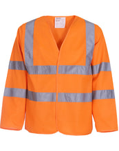Load image into Gallery viewer, Hi-Vis Long Sleeve Waistcoat
