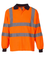 Load image into Gallery viewer, Hi-Vis Long Sleeve Polo Shirt
