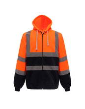 Load image into Gallery viewer, Hi-Vis Zipped Hoodie
