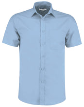 Load image into Gallery viewer, Tailored Fit Short Sleeve Poplin Shirt
