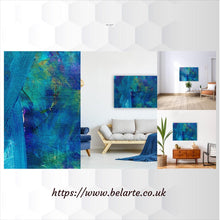 Lade das Bild in den Galerie-Viewer, ABS-02 Abstract Art Painting, Art Print Poster
