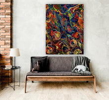 Lade das Bild in den Galerie-Viewer, ABS-08 Abstract Art Painting, Art Print Poster
