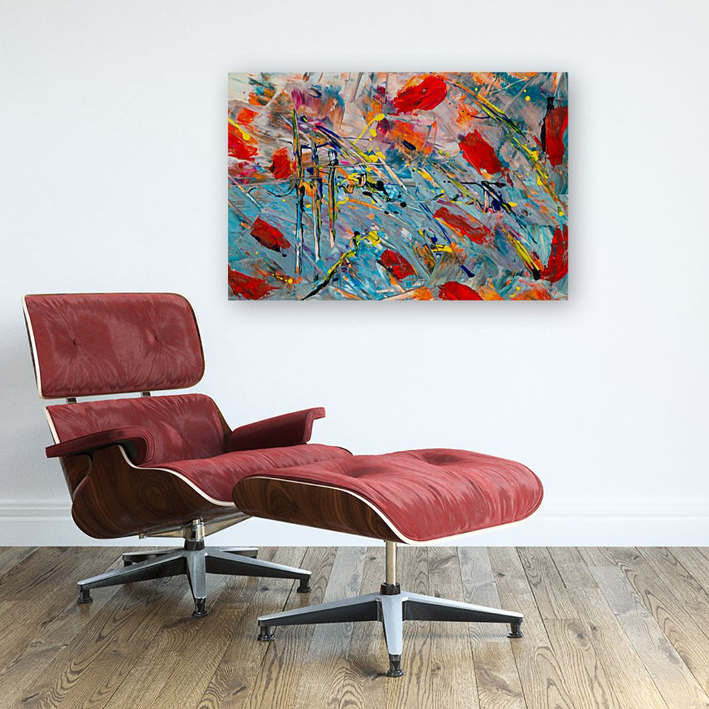 ABS-33 Abstract Art Painting, Art Print Poster
