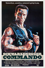 Load image into Gallery viewer, CM-32 Vintage Classic Movie Posters &#39;Commando&#39;
