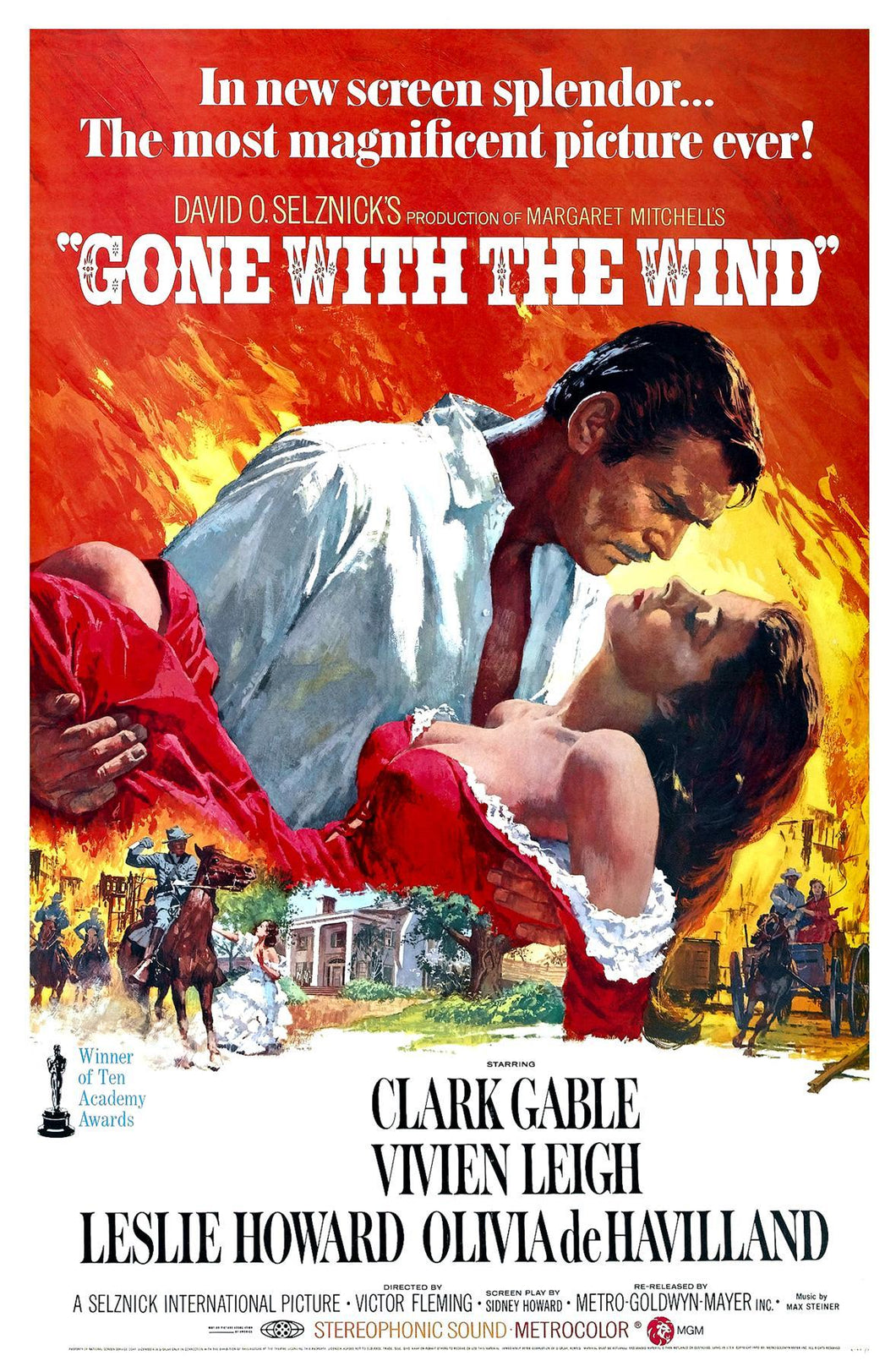 CM-23 Vintage Classic Movie Posters 'Gone with the wind'