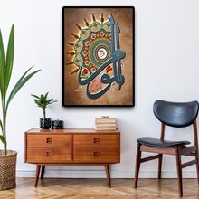Load image into Gallery viewer, ISL-17 Arabic Calligraphy Poster Print Muslim Living Room Islamic Wall Art
