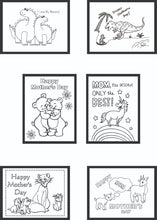 Lade das Bild in den Galerie-Viewer, Set of 6 Happy Mother&#39;s Day New Theme Best Mum Nanny Art Prints Room Posters Freestyle Hand Drawn 8 x 10 inches 330GSM Poster Paper for Living Room Bedroom Décor
