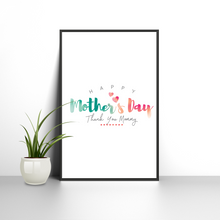 Lade das Bild in den Galerie-Viewer, Set of 6 Mother&#39;s Day Event Posters, Best Mother&#39;s Day Gift Home Wall Art Decors Freestyle Hand Drawn 8 x 10 inches 330GSM Poster Paper for Living Room Bedroom
