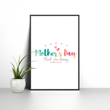 Load image into Gallery viewer, Set of 6 Mother&#39;s Day Event Posters, Best Mother&#39;s Day Gift Home Wall Art Decors Freestyle Hand Drawn 8 x 10 inches 330GSM Poster Paper for Living Room Bedroom
