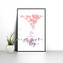 Load image into Gallery viewer, Set of 6 Mother&#39;s Day Event Posters, Best Mother&#39;s Day Gift Home Wall Art Decors Freestyle Hand Drawn 8 x 10 inches 330GSM Poster Paper for Living Room Bedroom
