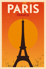 Lade das Bild in den Galerie-Viewer, TP-05 Vintage Travel Retro Posters &quot;PARIS&quot;
