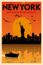 Load image into Gallery viewer, TP-07 Vintage Travel Retro Posters &quot;NEW YORK&quot;
