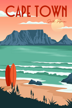 Load image into Gallery viewer, TP-16 Vintage Travel Retro Posters &quot;CAPE TOWN&quot;
