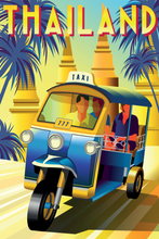 Load image into Gallery viewer, TP-17 Vintage Travel Retro Posters &quot;THAILAND&quot;
