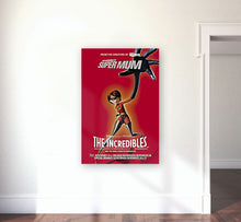 Load image into Gallery viewer, CM-144 Vintage Classic Movie Posters &#39;THE INCREDIBLES&#39;  &quot;super MUM&quot;
