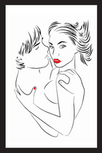 Load image into Gallery viewer, Valentines Romantic Couple Posters Art Prints Bed Room Wall Decors Sexy Female VD-144
