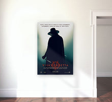 Load image into Gallery viewer, CM-174 Vintage Classic Movie Posters &#39;V for VENDETTA&#39; &quot;people should not be afraid of their governments. Governments should be afraid of their people&quot;
