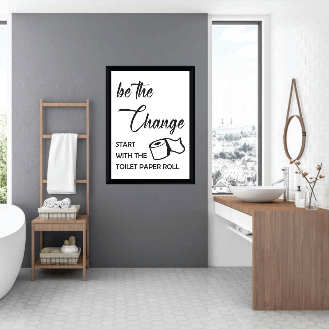 BP-55 Wall Art Posters Bathroom Funny Quotes 