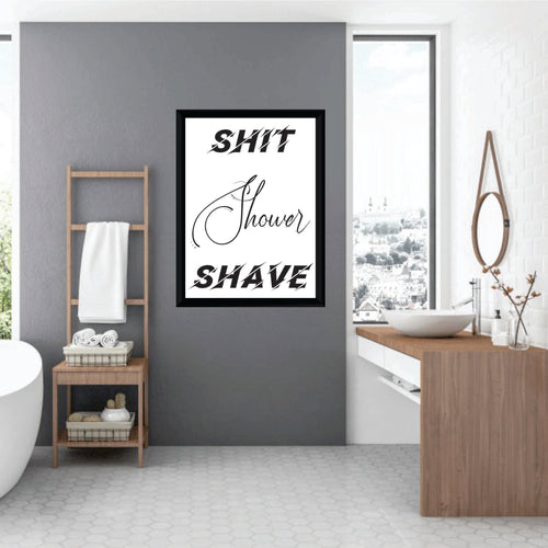 BP-83 Wall Art Posters Bathroom Funny Quotes 
