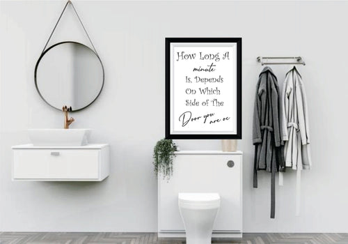 BP-25 Wall Art Posters Bathroom Funny Quotes 