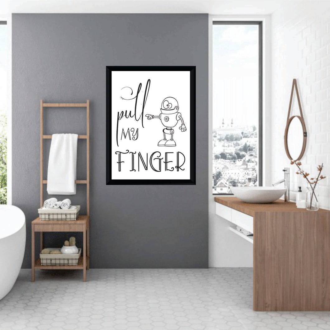 BP-51 Wall Art Posters Bathroom Funny Quotes 