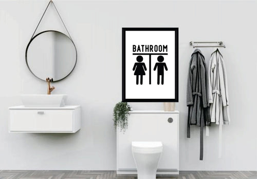 BP-54 Wall Art Posters Bathroom Funny Quotes 