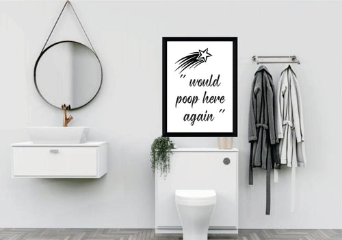 BP-59 Wall Art Posters Bathroom Funny Quotes 