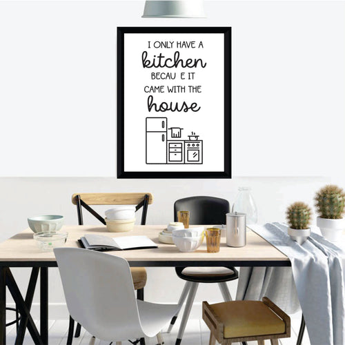 KP-82 Wall Art Posters kitchen Funny Quotes 
