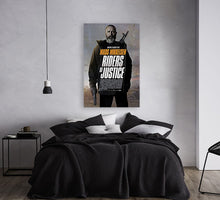 Load image into Gallery viewer, CM-14 Vintage Classic Movie Posters  &#39;RIDERS OF JUSTICE&#39; &quot;SOMEONE IS GOING TO PAY&quot;
