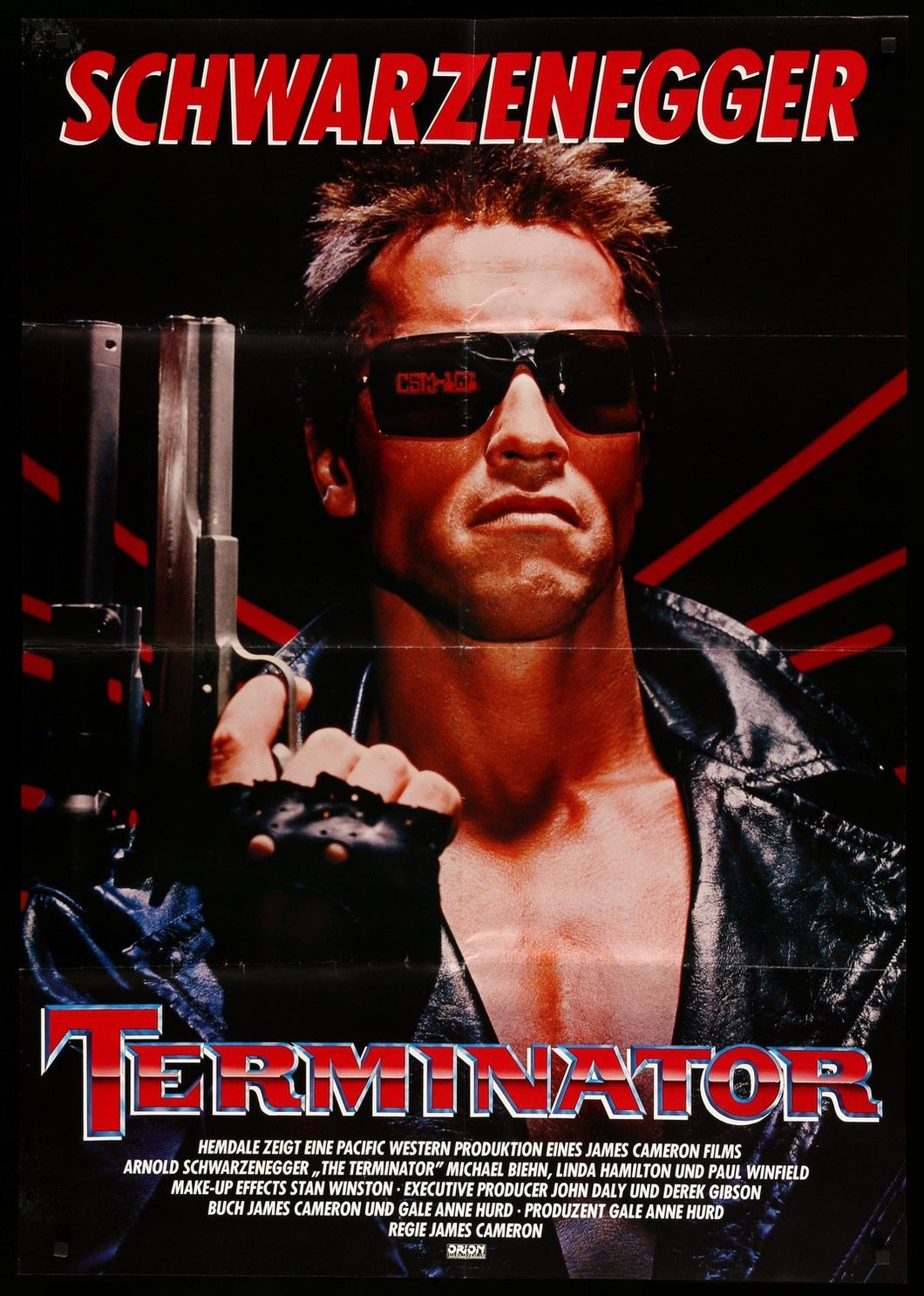 CM-70  Vintage Classic Movie Posters 'Terminator 1'
